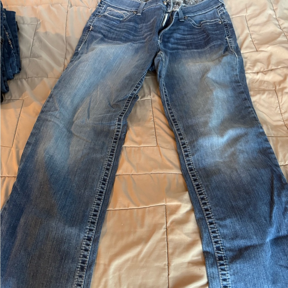 Ariat Women's Boot Cut Jeans in Denim Blue